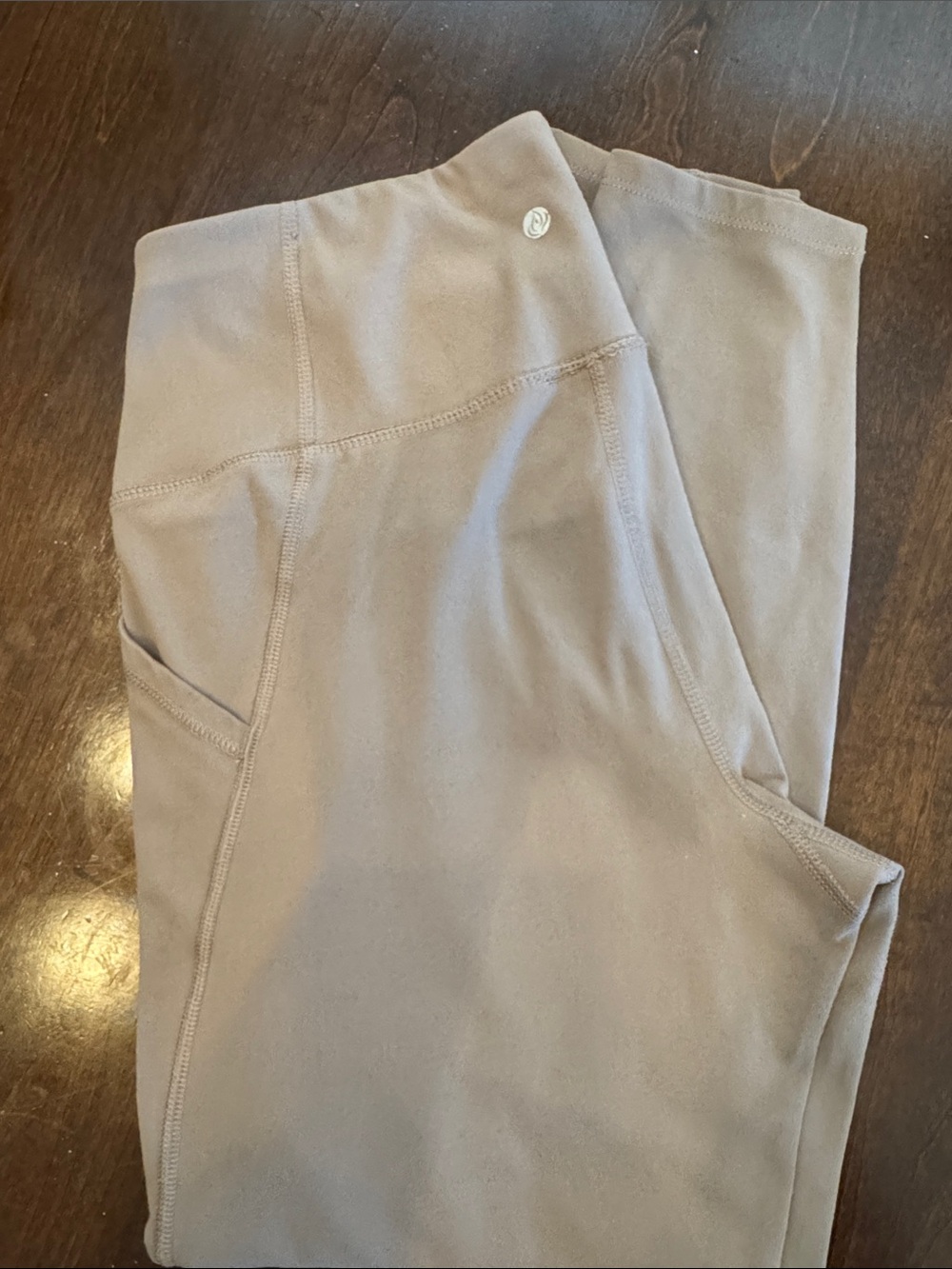 Women’s Apana Performance Stretch Leggings With Pockets in Taupe